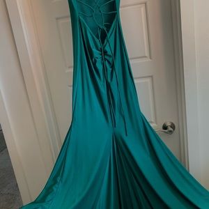 Emerald green Gown
